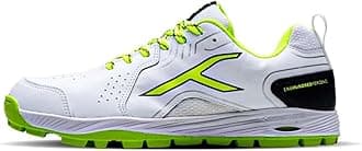 HUNDREDPitch Force Cricket Shoes | Terraspike Studs | Embedded Support Plate for Stability | Lightweight & Durable | Ideal for Turf, Ground & Hard Surface