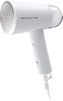 steamer for clothes, travel handheld steamer, 2.2 oz tank capacity, foldable, easy steam, 1100 watts, ironing, gray clothes steamer, vacation essentials,