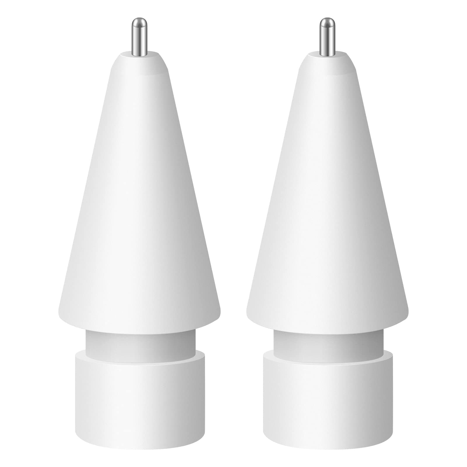 Digiroot Upgraded Replacement Tip for Apple Pencil Pro/1st/2nd Gen/USB-C&Logitech Crayon, 0.72mm No Wear Out Fine Point Precise Control Pen Like Nibs for iPad Pro/Air/Mini Pencil-2 Pack