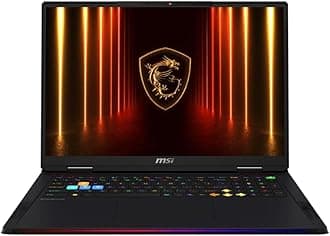 MSI Raider A18 HX A9WIG, Gaming Laptop, 18"UHD+ 120Hz, AMD Ryzen 9 9955HX3D, 64GB RAM, 2TB SSD, NVIDIA GeForce RTX 5080 Laptop GPU, GDDR7 16GB, Win11, Black