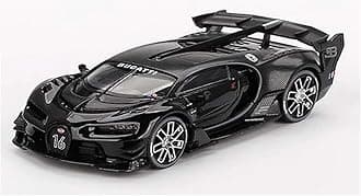 Mini GT Die Cast Collectrors Model Cars : (Bu'Gatti Vision Gran Turismo Black)