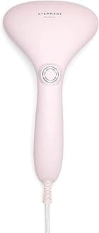 Handheld Clothes Steamer Cirrus 2, 1500W, UK Plug, Stainless Steel Mouthpiece, 25 Second Fast Heat Up, Garment Wrinkles Remover, Pink
