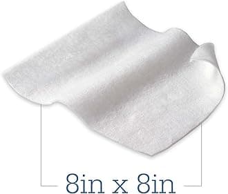 Comfort Bath® Cleansing Washcloths - 44 Packages, 352 Cloths - No Rinse Bathing Wipes, Ultra-Soft and Thick Heavyweight Cloth, Light Fragrance