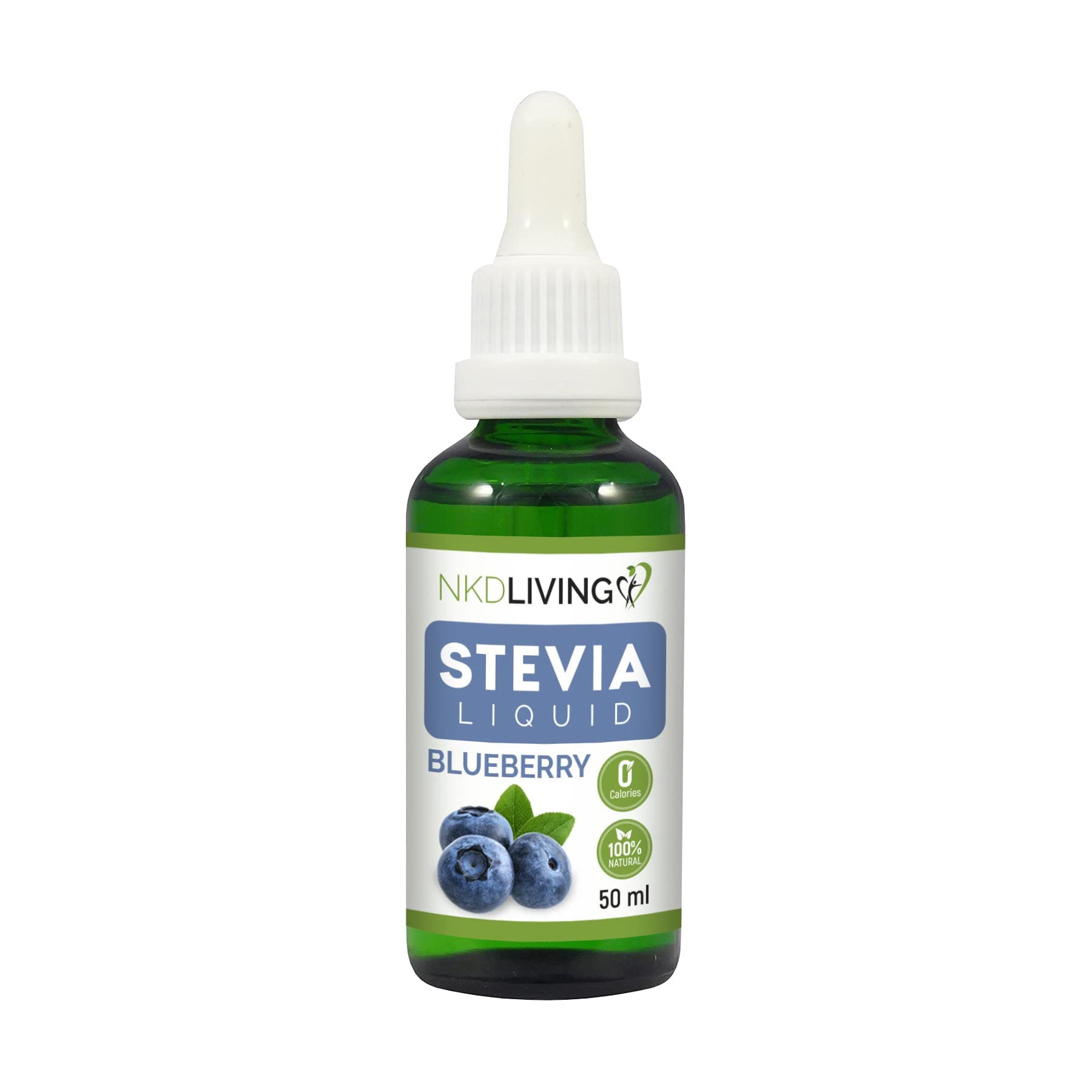 Pure Stevia Liquid Drops 50ml (Blueberry)