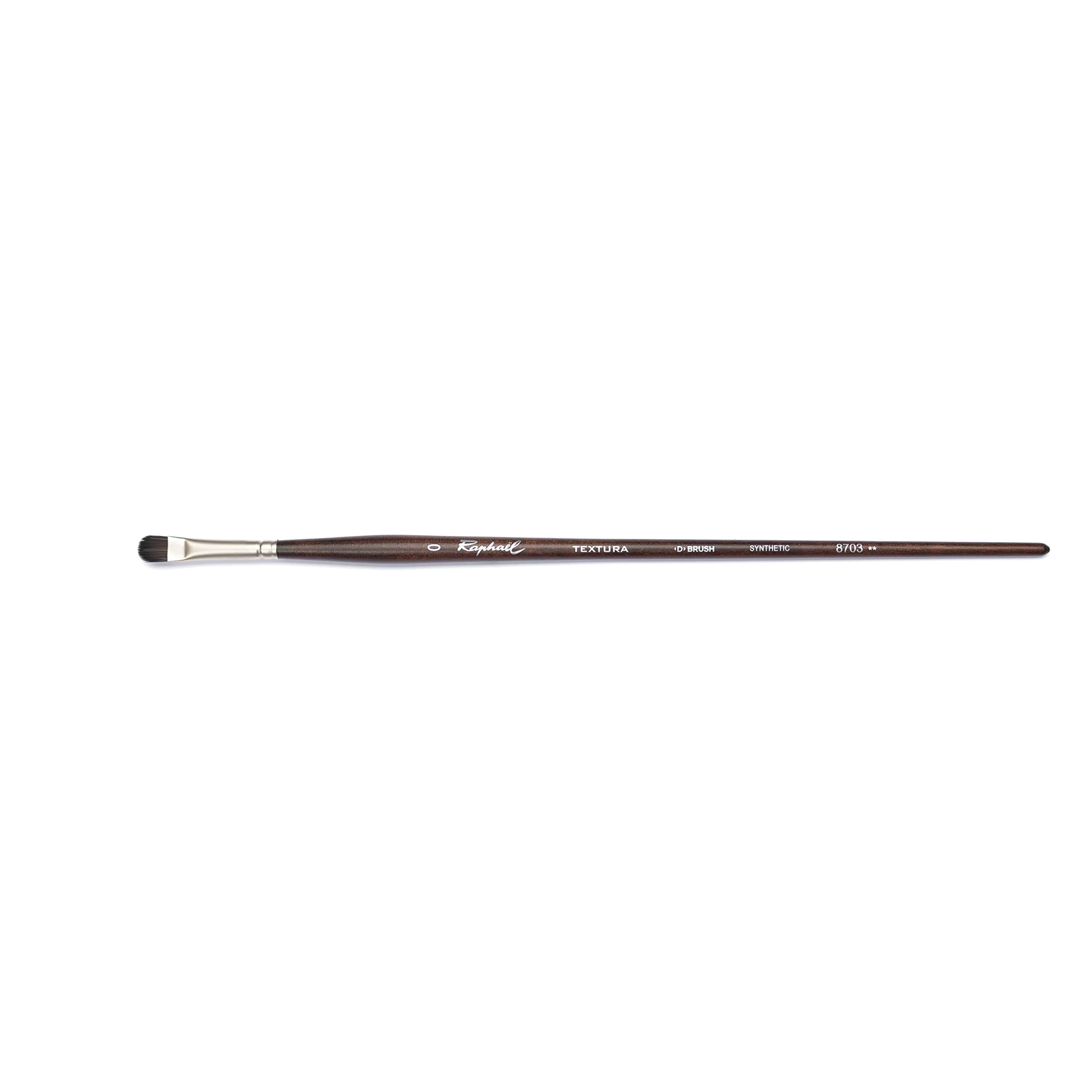 Raphael Textura D-Brush, Brown, Size 0