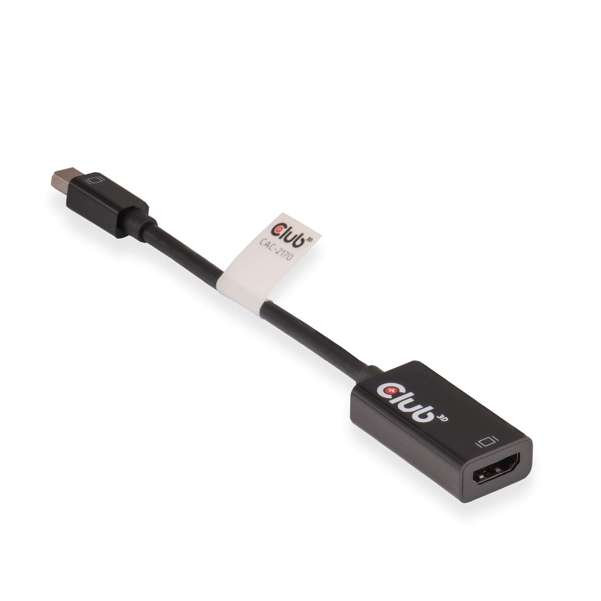 CAC-2170, Active Mini DisplayPort to HDMI 2.0 Adapter (Supports displays up to 4K / UHD / 3840x2160@60Hz)
