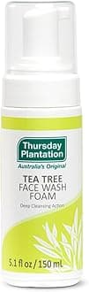 Nature's Plus Thursday Plantation, Tea Tree Face Wash Foam, 5.1 fl oz 150 ml, 150 ml (Pack of 1)