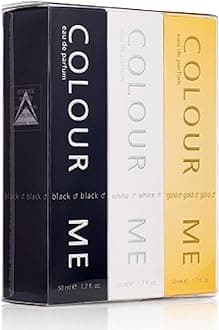 Black/White/Gold Homme - Triple Pack, Fragrance for Men, 3 x50ml, Eau de Parfum, by Milton-Lloyd