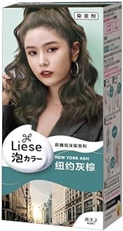 1PC Liese Bubble Hair Color, Hair Color Dyeing Kit (New York ash, 1 set)