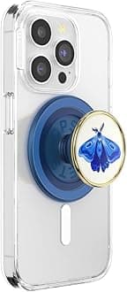 Phone Grip for MagSafe, Magnetic Holder, Phone Stand, Blue - Enamel Gossamer