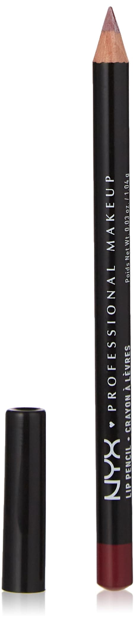 NYX PROFESSIONAL MAKEUP Slim Lip Pencil, Cabaret 04