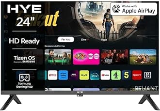 Smart 24 Inch TV with Samsung Tizen OS & Gaming Hub & Streaming Apps, Framele...