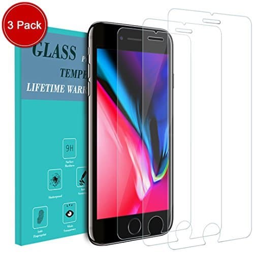 SKYAKO [3Pack] iPhone 6 Plus / 6S Plus / 7 Plus / 8 Plus Screen Protector Tempered Glass Screen Protector with Lifetime Replacement Warranty (Clear)