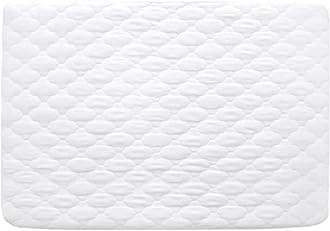 Cot Mattress Protector Quilted Waterproof Pad Cover (60 x 120cm) for Cot Bed and Toddler Bed, Ultra Soft, Breathable White