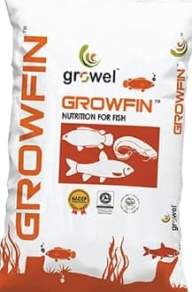 Growel Fish Food, Floating Pellet Feed for Fishes,Turtile &Other Aquatic Pets 0.8Mm,1 Kg,Young, 1 Count