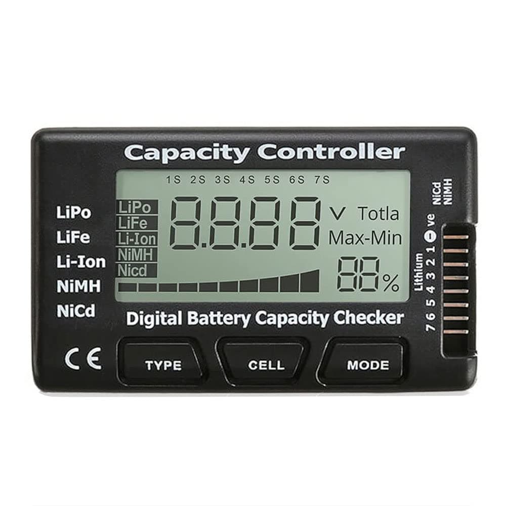 RC CellMeter-7 Digital Battery Capacity Checker Controller Tester for LiPo/Life/Li-ion/NiMH/Nicd
