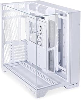 Lian Li O11 Vision Three Side TG E-ATX Case - White