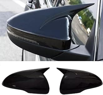 XITER Rear View Side Mirror Cover Side Mirror Cap For Kia Optima K5 2016 2017 2018 2019 2020,Glossy Black
