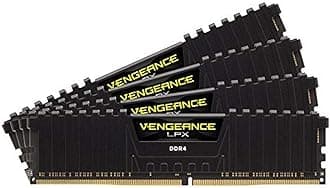 CORSAIR VENGEANCE LPX 128GB (4x32GB) DDR4 3600 (PC4-28800) C18 1.35V Desktop Memory - Black