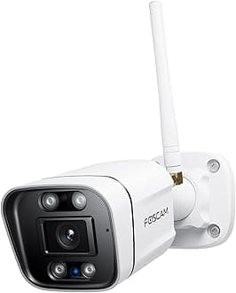 FOSCAM FOSCAM 5MP 3K Wireless Outdoor Security Cameras, 5GHz 2.4GHz WiFi Camera for Home Security, Outdoor Surveillance Camera with 120°FoV, AI Detection