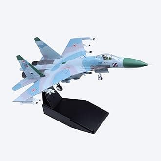 Su-27 Flanker Fighter Aircraft Models 1/100 Military diecast Airplane Molde for Collection or Gift