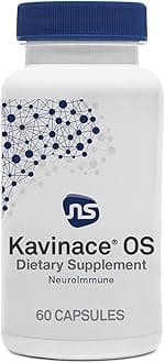 Kavinace OS - Sleep Aid Formula with Melatonin 5mg + L-Theanine - Nighttime Cellular Health Blend for Sleep Efficiency and Immune Support (60 Capsules)