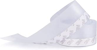 TAROSE Weather Stripping, 33 Feet Weather Stripping Door Seal Door Draft Stopper Shower Door Seal Strip Window Seal, Adhesive Silicone Tape (Transparent, 25MM)