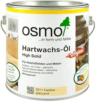 Osmo 3011D 2.5 Litre Polyx Hard Wax Oil - Clear Glossy