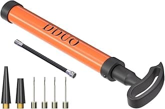 Portable Ball Pump,Air Pump Inflator Kit with Needle,Nozzle, Extension Hose Hand Pumps for Basketball Football Volleyball Water Polo Rugby Exercise Sports Ball Balloon swimming ring