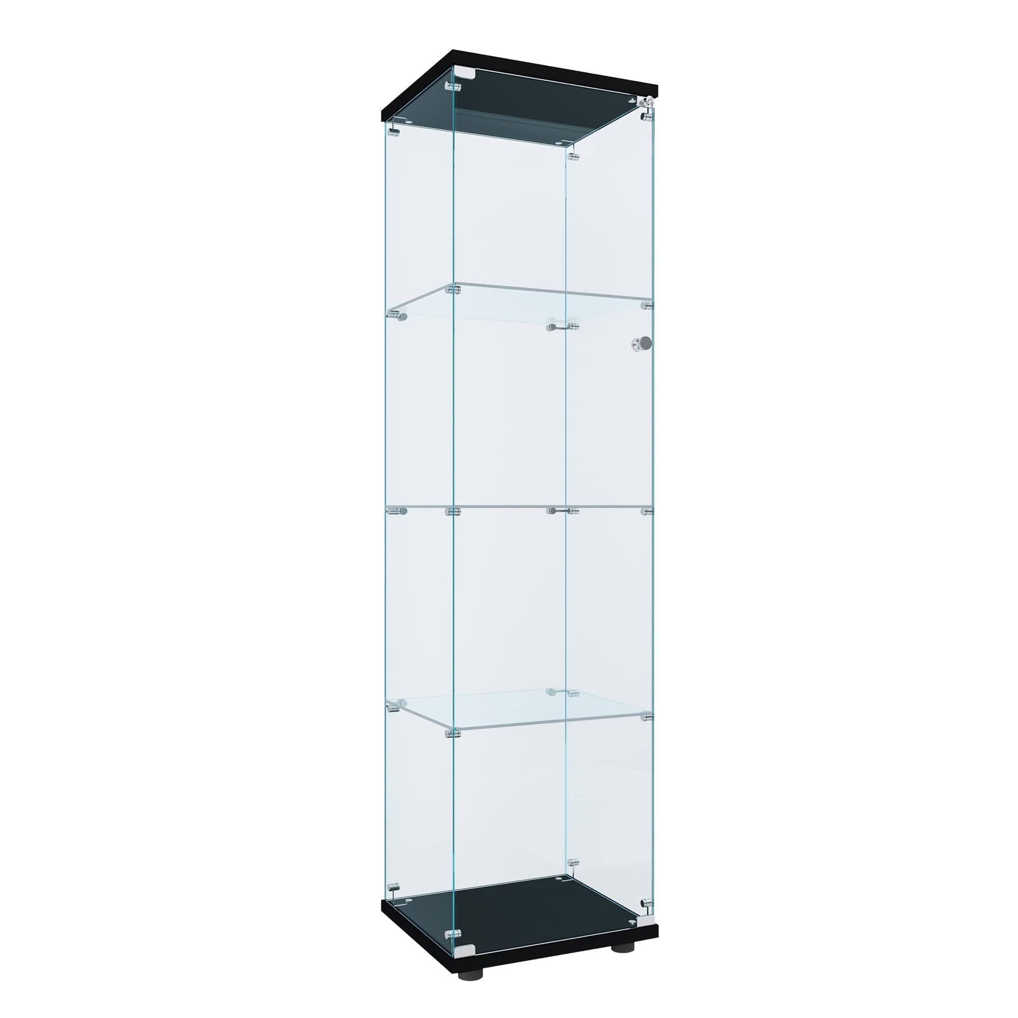 Black  Glass Display Cabinet