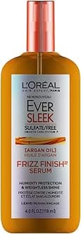 L'Oreal Paris Hair Care Ever sleek Frizz Finish Oil-In-serum, 4 Fluid Ounce