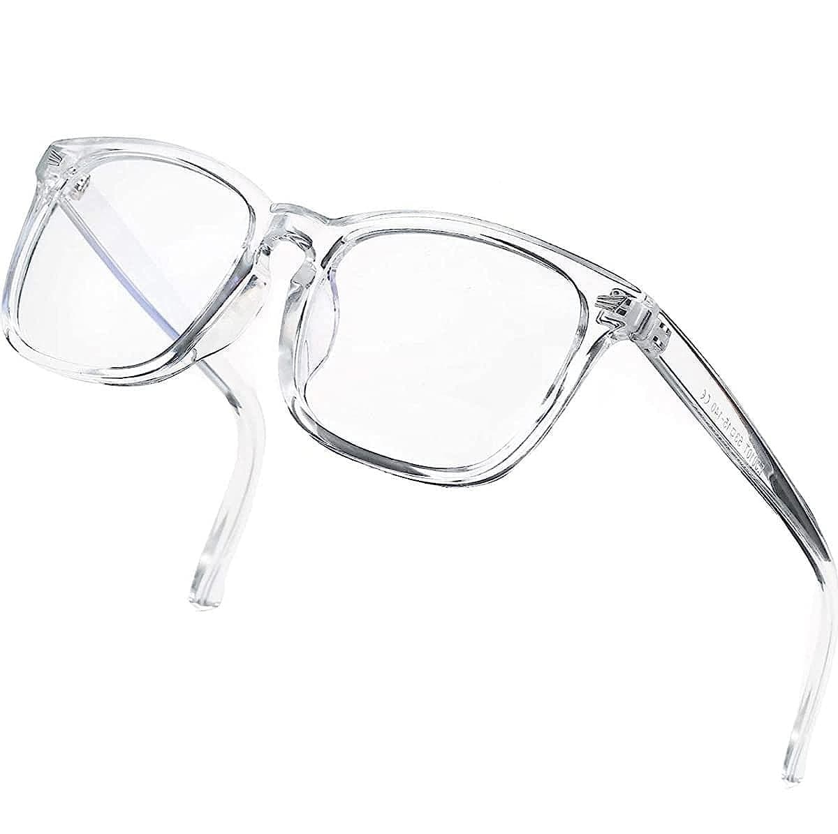 Blue Light Blocking Glasses Gaming Filter Square Eyeglasses for Eye Protection Men Women, Computer/Tablet/Laptop/Mobile/TV, Anti-blue & Anti eyestrain with Testing Kit