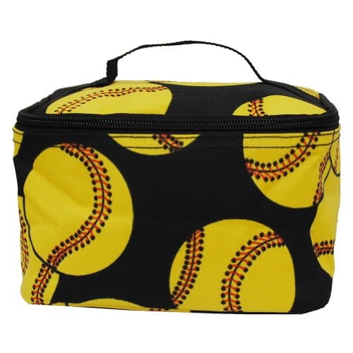 Softball Print NGIL Cosmetic Case