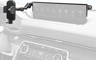 Car Phone Holder for Genesis GV80 2021 2022 2023 2024 2025 – Custom-Fit Mount for Seamless Display Integration, Interior Accessories for Navigation Use, Stable Driving View