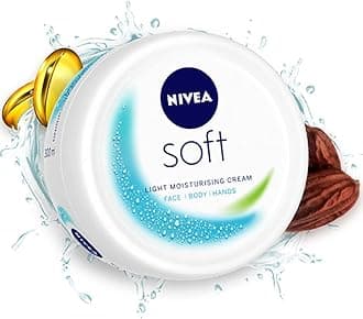 NIVEA Cream, Soft Light Moisturiser With Vitamin E, 500 ml