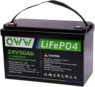 QWW 12V100AH LiFePO4 Lithium Battery Automotive Battery for RV Travel Energy Storage, Photovoltaic Energy Storage Backup Power