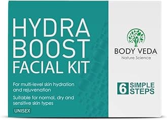 Hydra Boost Facial Kit For Men & Women | For Multi-Level Skin Hydration And Rejuvenation | Suitable For Normal, Dry And Sensitive Skin Types
