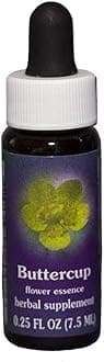 Flower Essence Services Supplement Dropper, Buttercup, 0.25 Ounce