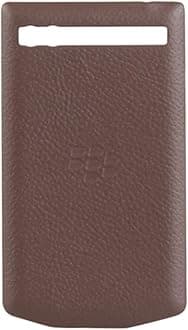 Porsche Design Leather Battery Door Cover Dark Brown for P9983 Porsche Design BlackBerry P'9983