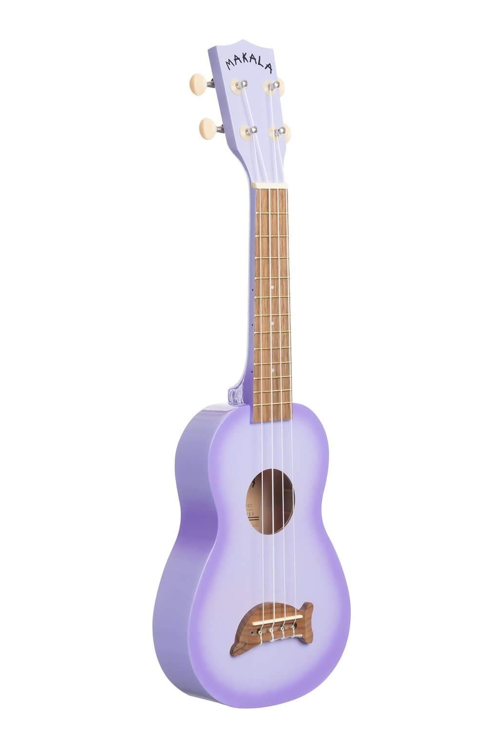 MK-SD/PLBURST MaKala Dolphin Bridge Soprano Ukulele - Purple Burst
