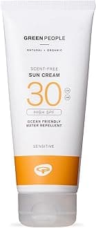 Scent Free Sun Cream SPF30 - Natural Sunscreen for Face & Body - Suitable for Sensitive Skin - Non Comedogenic, Reef Safe, 200ml