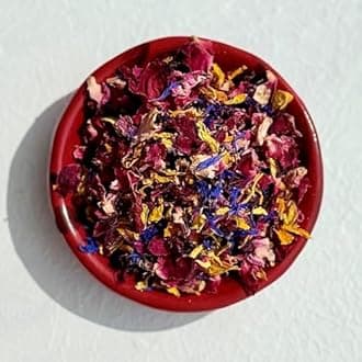 Edible ‘Over The Rainbow’ Natural Dried Flower Petal Mix - 1kg - Certified Food Grade (336)