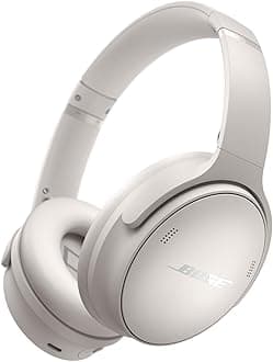 QuietComfort Wireless Noise Cancelling Headphones, Bluetooth Over Ear Headphones with Up To 24 Hours of Battery Life, White 2023
