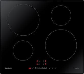 Samsung NZ64H37070K Hobs - Hob (Built-in, Induction, Glass, Touch, Top Front, 7200 W) Black