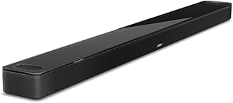 Smart Ultra Dolby Atmos Soundbar, All-in-One Surround Sound System for TV, A.I. Dialogue Mode, Alexa and Google Voice Control, HDMI eARC, Black