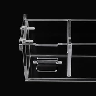 Transparent Acrylic Fish Tank Filter Box - Hanging 6 Boxes Aquarium Filter for Fish Bowl (6 Grides)