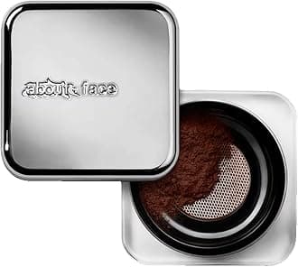 about-face Curtain Call Set & Smooth Loose Powder Ovation – Lightweight, Oil-Absorbing Setting Powder with Rice Starch & Corn-Based Talc Alternative – Vegan, Cruelty-Free – 0.35oz (Very Deep)