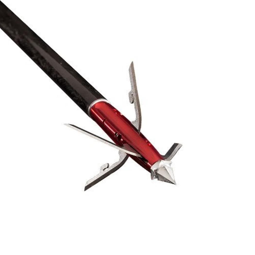 Velocity Archery The Beast Broadhead, Red/Silver, 2"