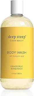 Deep Steep Body Wash with Hyaluronic Acid for Optimal Skin Hydration 17oz (Grapefruit Bergamot)