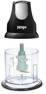 Ninja Food Chopper Express Chop with 200-Watt, 16-Ounce Bowl for Mincing, Chopping, Grinding, Blending and Meal Prep (NJ110GR)
